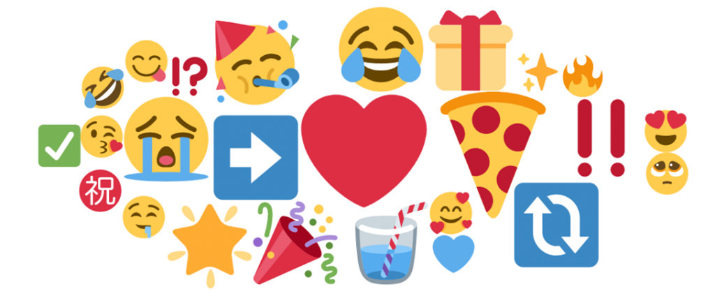 Gıda sektörüyle ilgili sosyal medya paylaşımlarındaki emojiler. Sosyal medyadaki yeni trendler